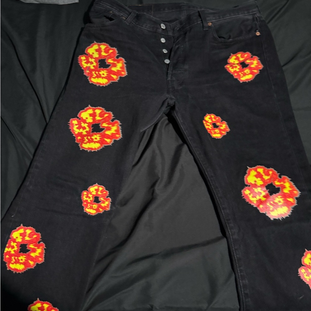 Denim tears offset jeans